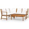 vidaXL-Muebles-de-Jardin-4-Piezas-Mobiliario-Exterior-Hogar-Cocina-Terraza-Silla-Mesa-Asiento-Suave-con-Respaldo-Cojines