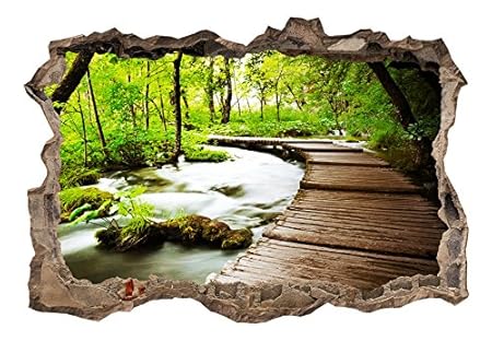 3D WANDILLUSION murando 210x150 cm Wandbild - Fototapete - Poster XXL - Loch 3D - Vlies Leinwand - Panorama Bilder - Dekorati
