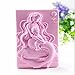 WYD M, Little Mermaid Silicone Decoration Fondant Soap Making Cake Mold DIY Baking Tools