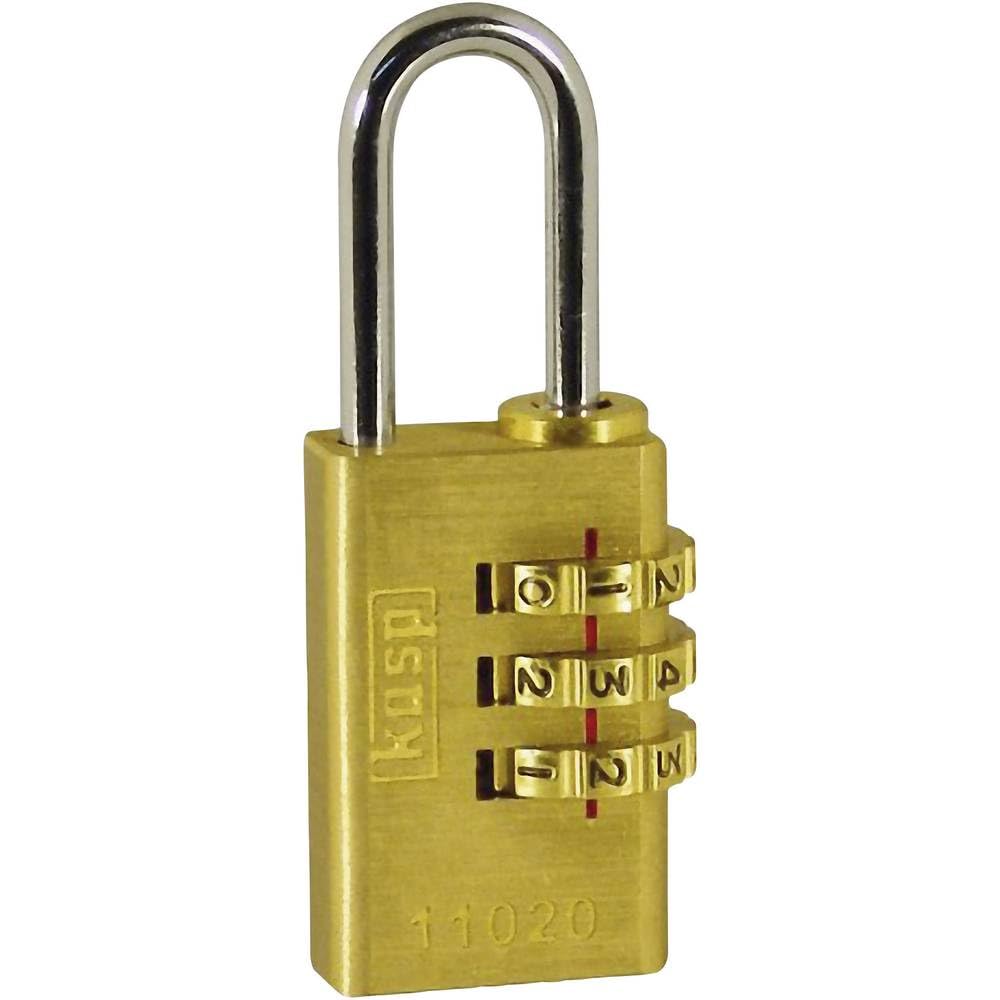 Kasp Brass Combination Padlock - 20 Millimeters