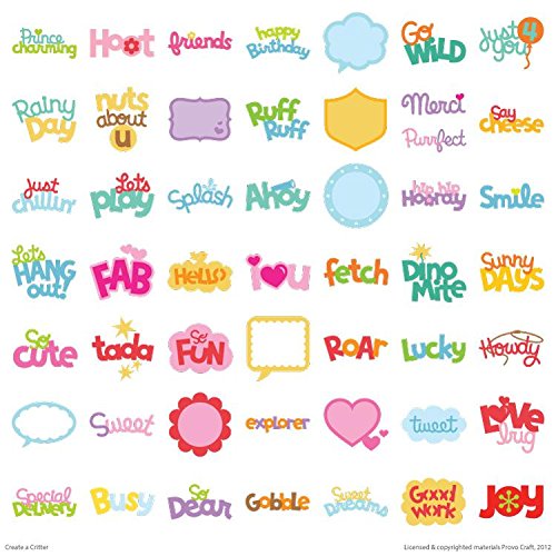 Cricut Cartridge, Create a Critter