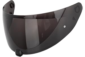 The Helmet Shop HJ-31 Dark Smoke Motorcycle Helmet Visor Fits HJC i10 & i70 - Pinlock-Ready Replacement Shield | Optically Correct, UV Protected Polycarbonate Motorcycle Visor, Tool-Free Quick Swap