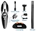 WELIKERA Cordless Vacuum, 12V 100W Hand-held, Powerful Portable Pet Hair Vacuum, Rechargeable, HEPA Filter, Black