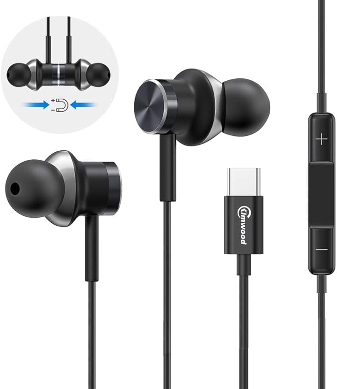usb c headphones with mic
