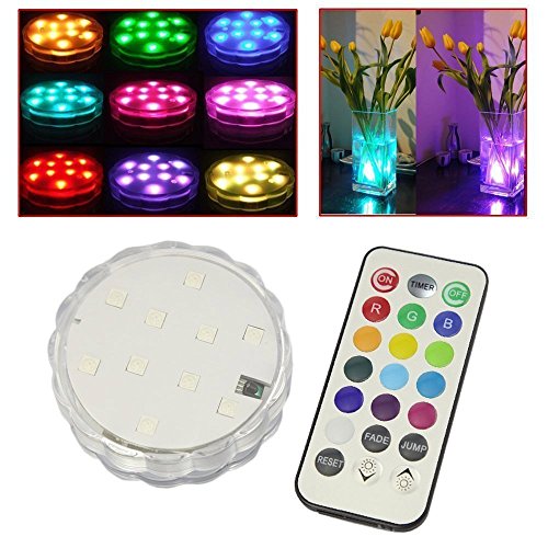 Hookah Light Base with Wireless Remote - Over 13 Light Colors and Settings