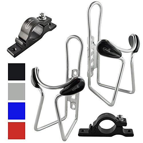 Lumintrail 2 Pack Bike Bottle Holders w/Handlebar Mount