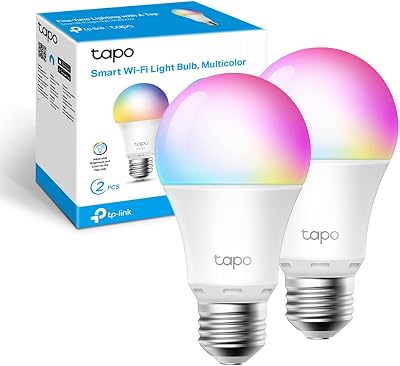 L530E Lampadina Smart WiFi E27 Multicolore 806lm 9W Alexa Google, 2pz