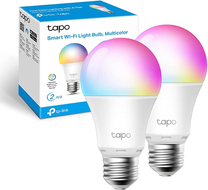 L530E Lampadina Smart WiFi E27 Multicolore 806lm 9W Alexa Google, 2pz