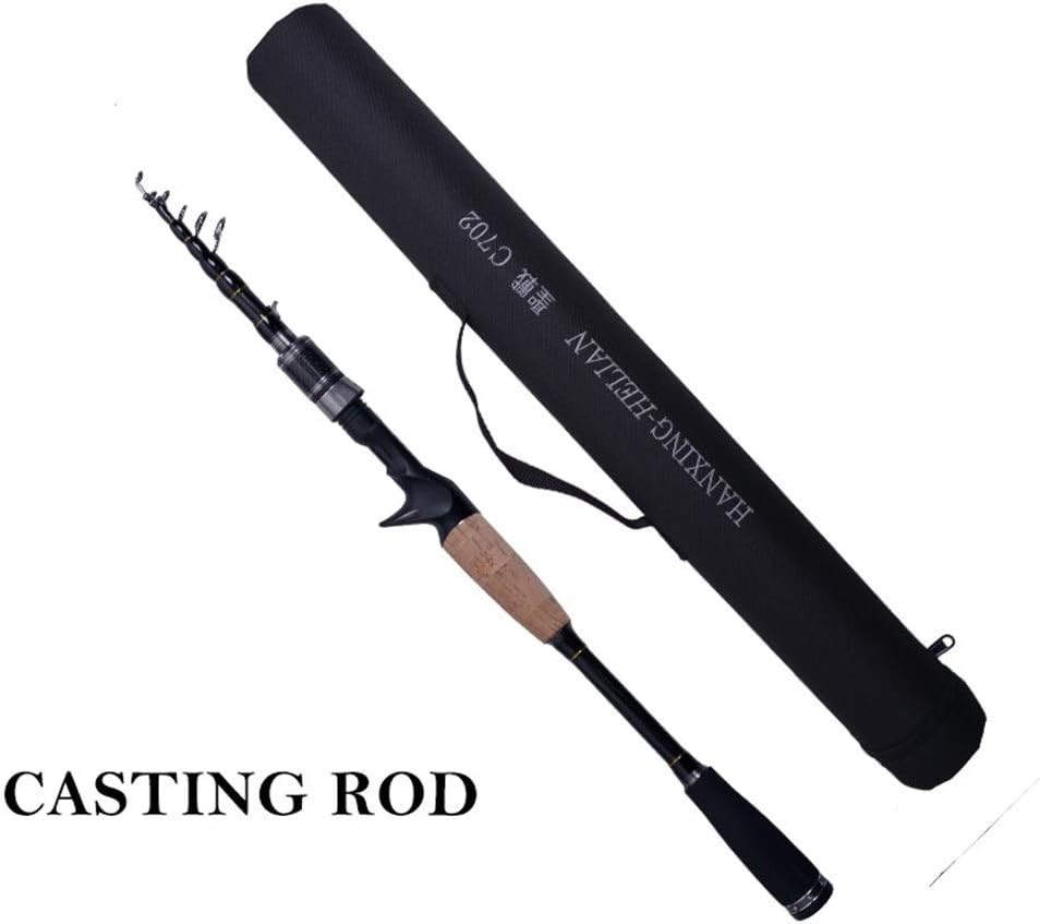 SYYL Fishing rod Carbon Telescopic Fishing Rod 2.1M 2.4M 2.7M M MH Power 7g-8g / 10g-30g Ultra-light Portable Travel Spinning Lure Rods Casting Pole