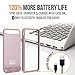 Battery Case for Apple iPhone SE(2022)/SE(2020)/8/7/6S/6, Slim Protective Cover with Battery Pack, 2-in-1 Case with Built in Extended Charging Back Up Power Bank (4.7 inch) BX170 -Rose Gold