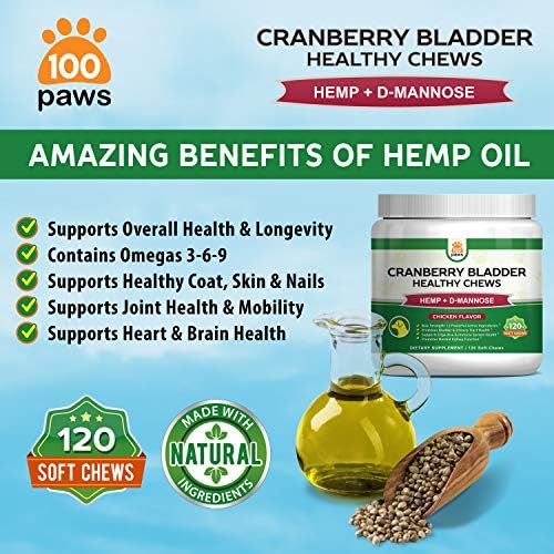 Cranberry Supplement for Dogs Cranberry Pills (Soft Chews) for