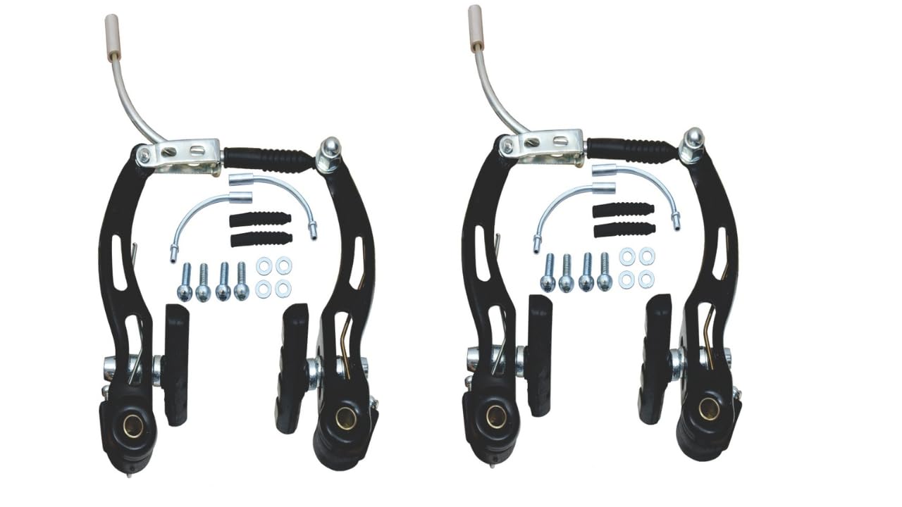 AARNAV BMX MTB Mountain Bike V Brakes Caliper Replacement Set with V Brake Accessories