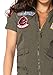 Leg Avenue Women's Top Gun Flight Zipper Front Dress Costume