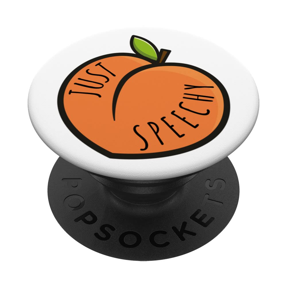 Speech Pathologist Language Therapy SLP Funny Puns Women PopSockets Swappable PopGrip