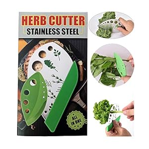 2 Pcs Herb Stripper Fresh Kitchen Gadgets Kale and Herb Razor Leaf Kale Stripping Tool Cool Unique Fun Kitchen Gadgets