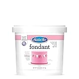 Satin Ice Baby Pink Fondant, Vanilla, 2 Pounds