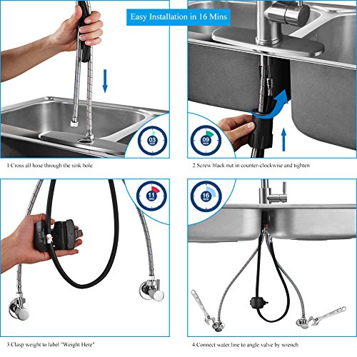 Kitchen Faucets With Pull Down Sprayer Wewe A1002lu 2017