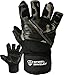 Steel Sweat Weightlifting Gloves with 18-inch Wrist Wrap Support for Workout, Gym and Fitness Training - Best for Men and Women Who Love Weight Lifting - Leather ZED Camo