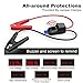 TENKER 1200A Portable Car Jump Starter Auto Battery Booster Pack with Dual USB Outputs, Type-C Port, and LED Flashlight