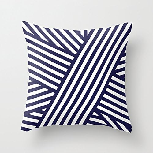 Nautical Bandaids Square Canvas Throw Pillow Covers Decorative 18 x 18 with Zip Pillowcase for Sofa