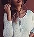 Punk Gothic Long Chain Necklaces Tassel Tattoo Choker Tube on the Ends (Black+silver)