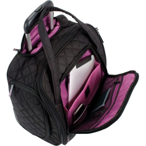 DELSEY Paris Rolling Under Seat Tote Bag, Black, One Size Pricepulse