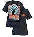 Southern Couture Women's Preppy Deer Head Short-Sleeve Tee Shirt