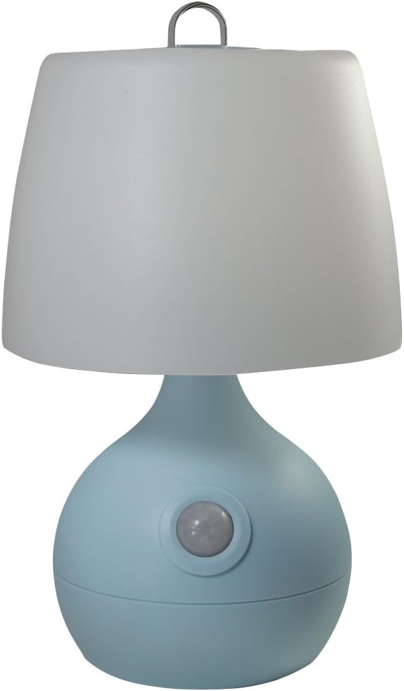 Mighty Bright The Original Motion-Sensor Light for Baby Nursery and Nighttime Safety, Battery Life of 90 Hours, Senses Motion up to 15 Feet Away (Blue)
