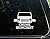 Chunk Ironchest (Jeep) - 5"x 3 3/4" - Vinyl Die Cut Decal / Bumper Sticker For Windows, Trucks, Cars, Laptops, Macbooks, Etc.