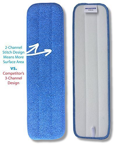 3 Microfiber+Pros+Reusable+Mop+Pads