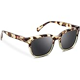 Epavouos Reading Sunglasses for Women Oversized Lenses Blue Light Blocking Square Sun Readers Spring Hinge UV400 Protection