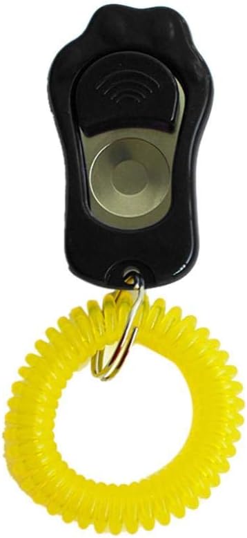 OOEOO Dog Training Tool,Portable Button Click Sound Trainer Pet Training Tool,Wrist Band Accessory
