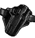Galco Combat Master Belt Holster for 1911 4-Inch, 4 1/4-Inch Colt, Kimber, para, Springfield, Smith (Black, Right-Hand)