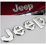 4agegarage® Chrome Trunk Emblem Hood Badge Sticker For Aftermarket jeep Off Road