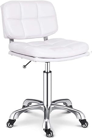 Fauteuil De Bureau Pivotant Sans Accoudoirs Chaise De Bureau Avec Roulettes Cuir Reglable Chaise De Travail Pu President Pivotant Amazon Fr Cuisine Maison