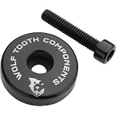 Wolf Tooth Components Ultralight Stem Cap W/Integrated Spacer Black, 5Mm Spacer