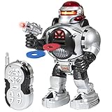 Best Choice Products RC Disc Shooting Robot Toy w/ Walking Talking Dancing Actions and Lights - Multicolor