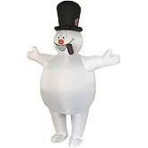 MatGui Christmas Snowman Costume Cosplay Mascot Costume for Adult Party Costume