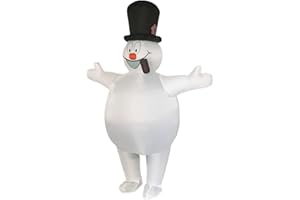 MatGui Christmas Snowman Costume Cosplay Mascot Costume for Adult Party Costume