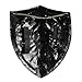 THE Legend of Zelda Real Steel Dark Master Sword and Dark Shield Set Costume Black Link Hylian
