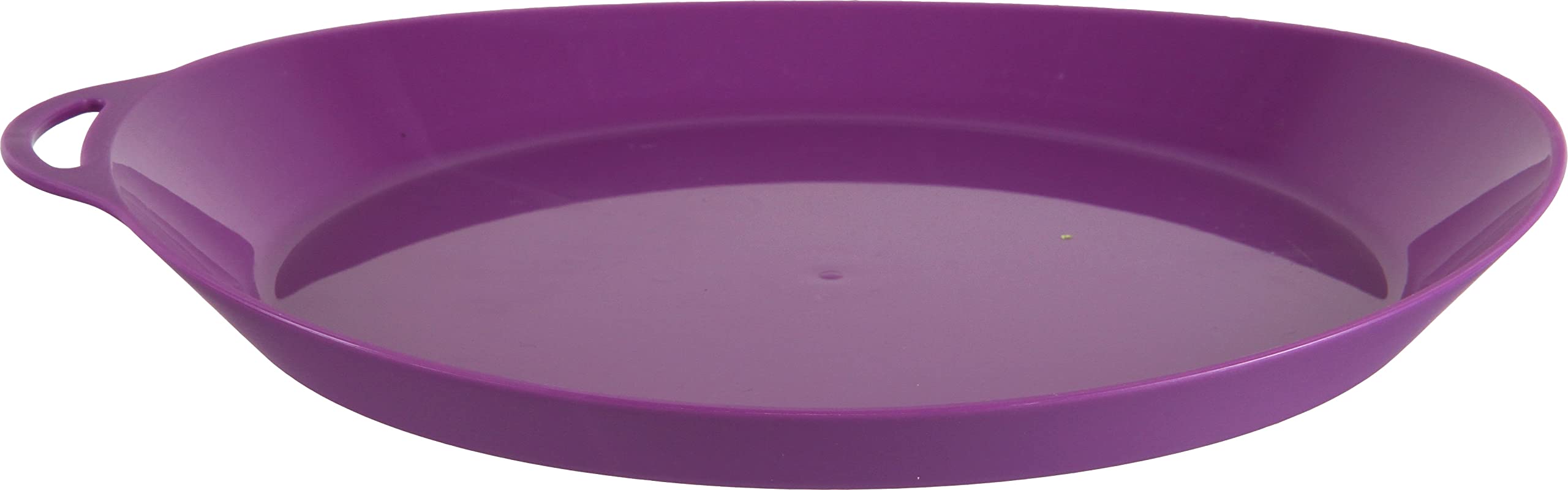 Lifeventure Ellipse Plastic Plate for Camping, Travel & Outdoor - Purple