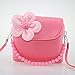 Dodocat Cute Little Girls Fashionable 3D Flower Handbag Crossbody Bag - Pink