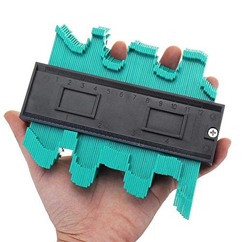 Fan-Ling 2 Pieces Contour Gauge Duplications 5 and 10 Inch Profile Copy Tool Shape Measuring for Corners and Contoured，Shape Duplicator Precisely Copy Irregular Shapes - Thumbnail 6