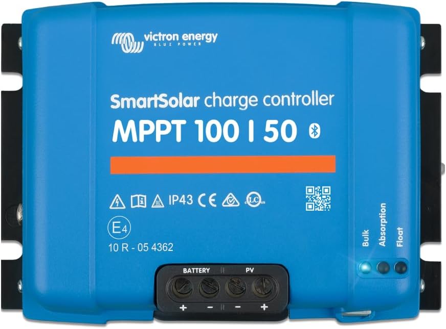 Victron Energy SmartSolar MPPT 100V 50A 12/24V Solar Charge Controller Bluetooth