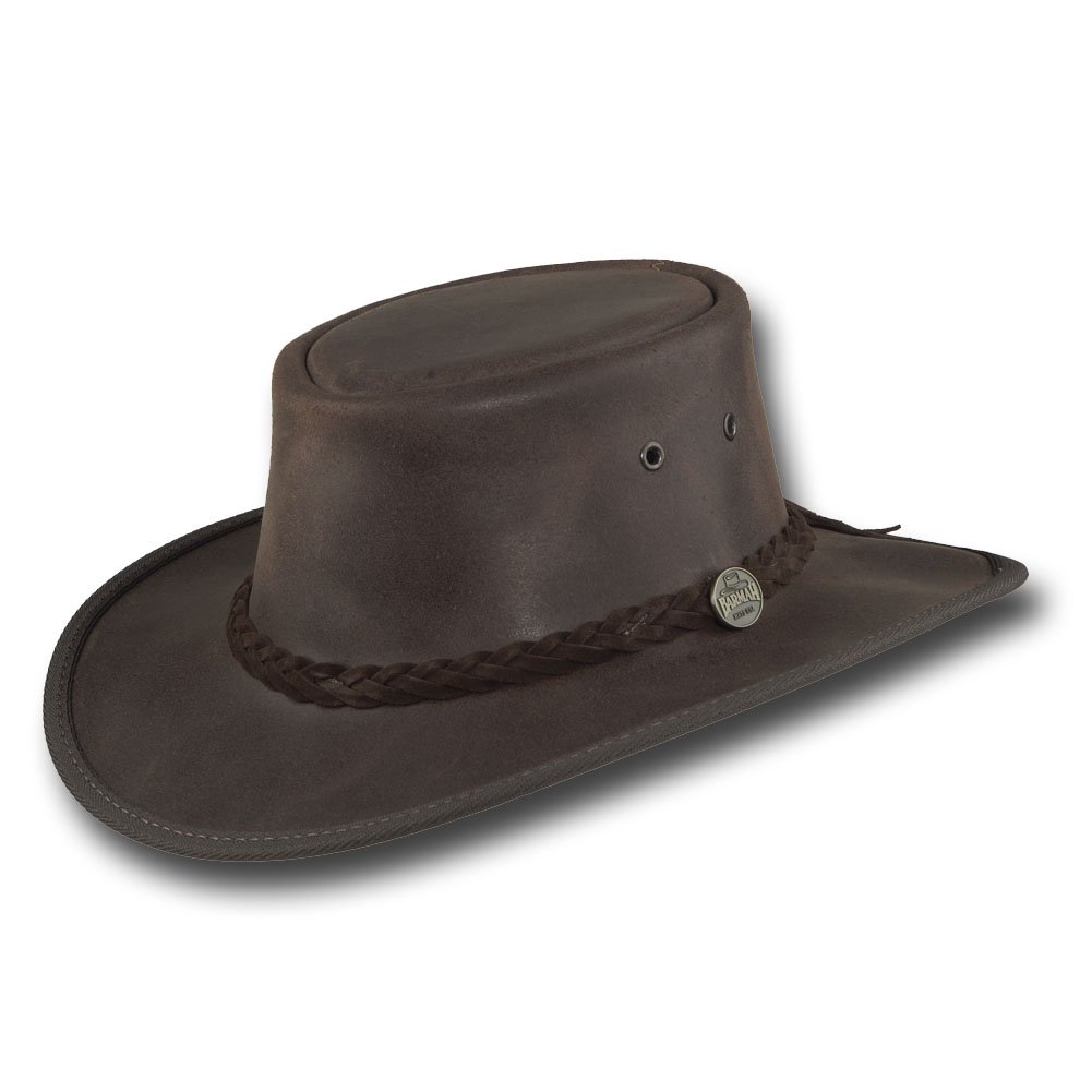 Barmah HatsSquashy Oiled Leather Hat - Item 1024