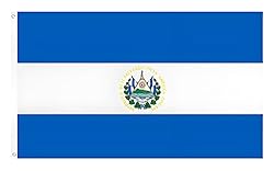 GSYLPFT Salvadorans Flags for Outside 3x5 El