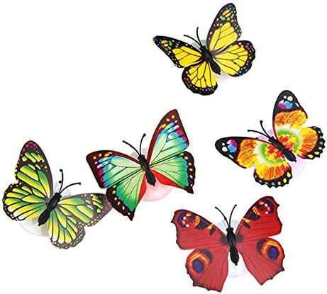 Colorful Changing Butterfly LED Night Light Lamp Home Room Party Desk Wall Decor for Christmas
