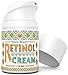Retinol Cream Moisturizer for Face & Eyes - Anti Aging, Wrinkles, Fine Lines, Acne, Scars, Even Skin Tone - Best Natural & Organic Hyaluronic Acid, Green Tea, Vitamin E - Use Night & Day - 1.7 OZ