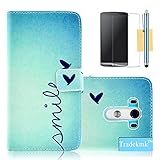 LG G3 Case, LG G3 Flip Case, Tradekmk(TM) Fashion Slim Flip Leather Stand Phone Case Cover[Little Heart-shape] For LG G3[+Stylus+Screen Protector+Cleaning Cloth]