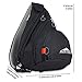 Sling Backpack by RiteTrak Sports - 2017 Edition, Best Lightweight Multi-Use Pack for Travel Hiking Biking or Fitness, One Strap Shoulder or Crossbody Bag - Choose Your Color